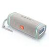 T&G TG375 Subwoofer de altavoz inalámbrico Bluetooth RGB con luz LED portátil para exteriores (gris)