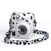 Para FUJIFILM instax mini 12 Crystal Hard Acrylic Camera Case con correa para el hombro (DIY Milk Cow)
