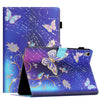 Para iPad mini 6 Colored Drawing Stitching Smart Leather Tablet Case (Butterfly)
