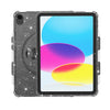 Para iPad 10th Gen 10.9 2022 Terminator a prueba de golpes Glitter Powder Tablet Case con soporte (Negro)