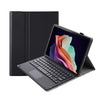 Para Huawei MatePad 11 2023 AHW13-A Textura de piel de cordero Estuche de cuero con teclado Bluetooth desmontable ultrafino con panel táctil (negro)