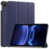 Funda tipo libro con textura Custer y soporte triple para Xiaomi Redmi Pad 2 9.7 (2026) – Azul oscuro