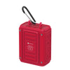 Nuevo Rixing NR109 TF FM portátil Bluetooth estéreo envolvente (rojo)