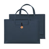 Bolsa interior portátil para portátil con botón de hilo elástico universal de 15-16 pulgadas (azul)