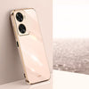 Para Huawei Nova 11 SE XINLI Estuche para teléfono de TPU electrochapado con borde recto 6D (rosa)