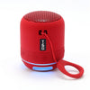 T&G TG294 TWS LED Mini Altavoz portátil inalámbrico de sonido estéreo para exteriores (Rojo)