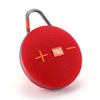 T&G TG648 TWS Mini altavoz Bluetooth inalámbrico portátil para exteriores con luz LED (rojo)