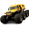JJR/C Q137 Vehículo RC anfibio de ocho ruedas (Amarillo)