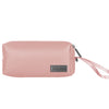 Bolsa de accesorios para computadora portátil de cuero PU impermeable (rosa)