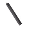 Tubo de varilla de extensión de aleación de aluminio con textura de diamante (negro)