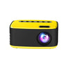 T20 320x240 400 lúmenes Versión básica Proyector portátil de cine en casa LED HD Digital, Tipo de enchufe: enchufe del Reino Unido (amarillo)