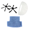 Kit de filtro de fregona de cepillo lateral de Robot de barrido 4 en 1 para ISWEEP S320