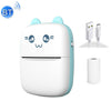 Mini impresora térmica inalámbrica Bluetooth C9 con 1 rollo de papel (azul)