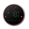 BHT-6001GCL 95-240V AC 5A Termostato redondo inteligente Calefacción LED Termostato sin WiFi (Negro)