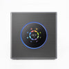 BHT-7000-GBLW 95-240V AC 16A Smart Knob Termostato de calefacción eléctrica con sensor interno y conexión WiFi (Plata)