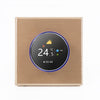 BHT-7000-GCLW 95-240V AC 3A Smart Knob Termostato de calefacción de caldera con sensor interno y conexión WiFi (Oro)