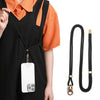 SULADA Multifuncional Universal Teléfono Móvil Love Lanyard (Negro)