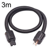 Cable de alimentación de CA universal de audio HiFi 3720, enchufe de EE. UU., longitud: 3 m