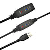 Cable de extensión USB 3.0 macho a hembra de súper velocidad, longitud: 10 m