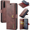 Para Sony Xperia 10 V DG.MING Crazy Horse Texture Estuche de cuero magnético desmontable para teléfono (Rojo)