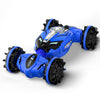 JJR/C Q150 2.4G 4WD Drive Coche anfibio de control remoto de doble cara (Azul)