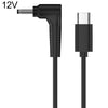 Cable adaptador de alimentación de CC a tipo C de 12 V, 3,0 x 1,1 mm