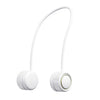 DQ210 Difusor de aroma silencioso con cuello colgante portátil Ventilador pequeño (Blanco)