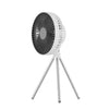 DQ213 4000mAh Tienda de campaña portátil para exteriores con ventilador para colgar Luz vertical (Blanco)