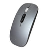 Ratón recargable inalámbrico HXSJ M103 1600DPI 2.4GHz (gris)