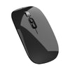 Ratón recargable inalámbrico HXSJ M103 1600DPI UV 2.4GHz (negro)