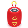 T&G TG655 Altavoz Bluetooth inalámbrico TWS portátil para exteriores Subwoofer estéreo con luz LED (rojo)