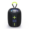 T&G TG-658 Altavoz Bluetooth inalámbrico de graves pesados de 8 W de alta potencia USB para exteriores (negro)