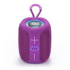 T&G TG-658 Altavoz Bluetooth inalámbrico USB de alta potencia de 8 W para exteriores (púrpura)