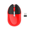 HXSJ M106 2.4GHZ 1600dpi Ratón inalámbrico monomodo USB recargable (rojo)