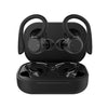T&G T40 TWS IPX6 Auriculares inalámbricos Bluetooth impermeables para colgar en la oreja con caja de carga (negro)