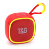 T&G TG659 Mini altavoz Bluetooth TWS portátil para exteriores (rojo)