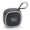 T&G TG659 Mini altavoz Bluetooth TWS portátil para exteriores (negro)