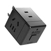 KYFEN USB Smart Mini enchufe de carga rápida multifunción (negro)