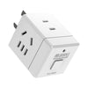 KYFEN USB Smart Mini enchufe de carga rápida multifunción (blanco)