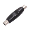 TC302 Adaptador de cable de audio estéreo TRS hembra a hembra de 6,35 mm para guitarra (negro)