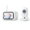 ABM600 Cámara de seguridad con monitor para bebés con visión nocturna y video inalámbrico de 3,5 pulgadas (enchufe de EE. UU.)