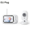 ABM600 Cámara de seguridad con monitor para bebés con visión nocturna y video inalámbrico de 3,5 pulgadas (enchufe de la UE)