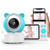 YE9-C1 Cámara de seguridad con monitor para bebés con visión nocturna y video de 5 pulgadas con modo dual 2.4G + 915M (enchufe de la UE)