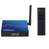 T98 Pro 4K Ultra HD Android 12.0 Smart TV Box con control remoto, 4GB + 64GB, Allwinner H618 Quad-Core (enchufe AU)