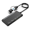 CR7 USB3.0 + Lector de tarjetas multifunción tipo C CF / XD / MS / SD / TF Tarjeta 7 en 1