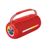 T&G X360 20W RGB Altavoz Bluetooth colorido Altavoz estéreo 3D portátil para exteriores (rojo)