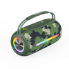 T&G X360 20W RGB Altavoz Bluetooth colorido Altavoz estéreo 3D portátil para exteriores (camuflaje)