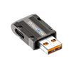 Adaptador mecánico USB 3.1 Gen2 de 120 W a tipo C de 10 Gbps, estilo: recto