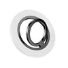 Soporte de anillo para teléfono con galvanoplastia magnética Magsafe (blanco)