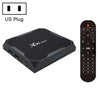 X96 MAX + 4K Smart TV Box, Android 9.0, AMLOGIC S905X3 CORTEX-A55,4GB + 32GB, Soporte LAN, AV, 2.4G / 5G WiFi, USBX2, Tarjeta TF, Tapón de EE. UU.